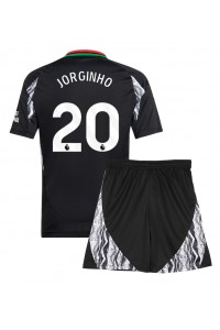 Arsenal Jorginho Frello #20 Babytruitje Uit tenue Kind 2024-25 Korte Mouw (+ Korte broeken)